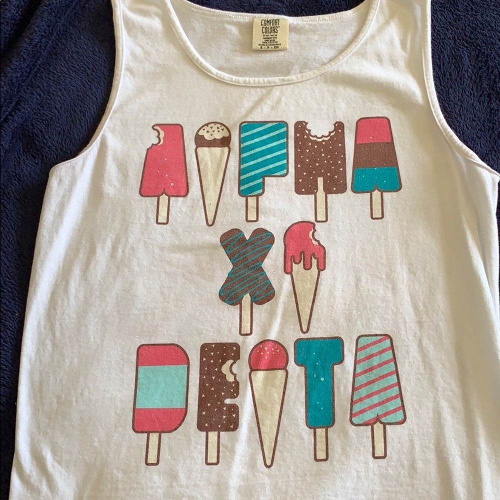 Alpha Xi Delta Comfort Colors Tank Top